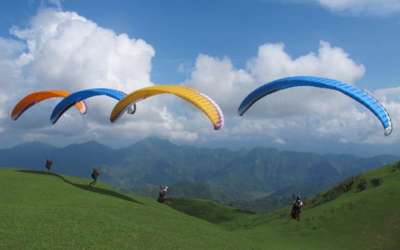 Country's First Paragliding School