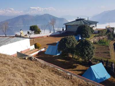 The view on the Annapurna is stunning!