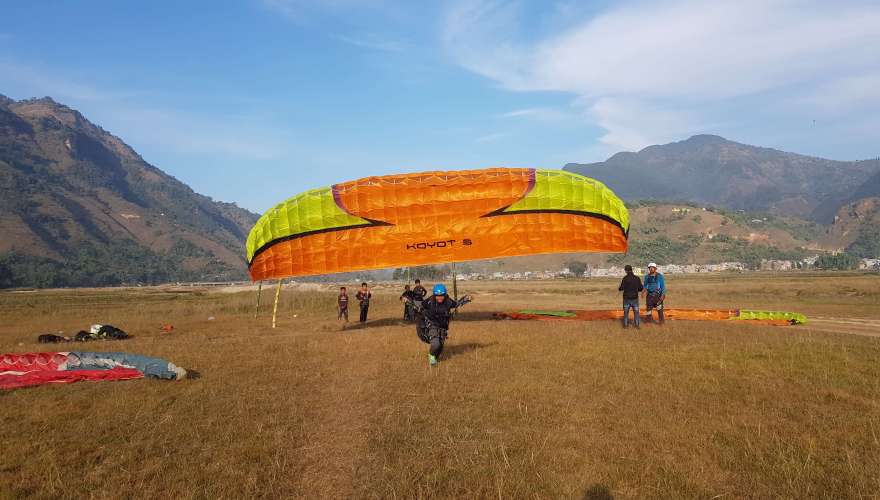 Paragliding Beginners Course the babu adventures nepal