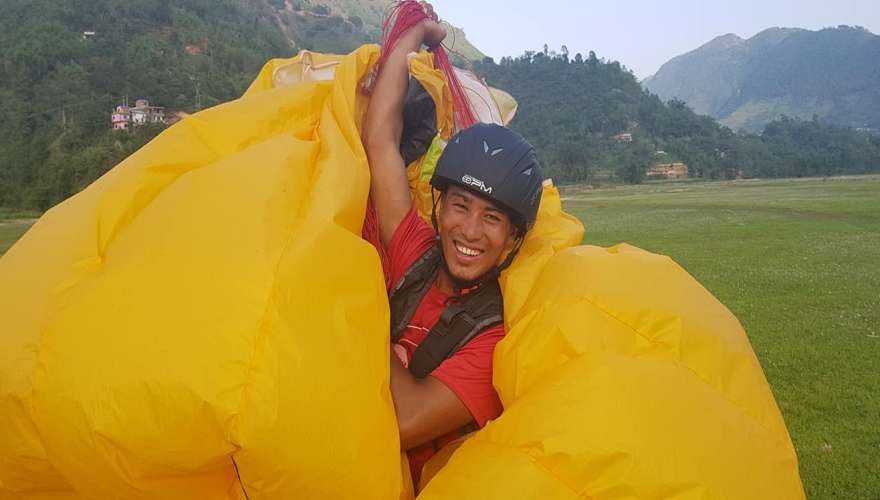 Paragliding Beginners Course the babu adventures nepal