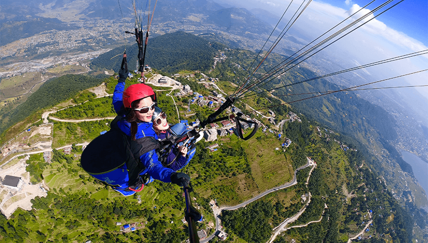 Tandem Flight in Pokhara