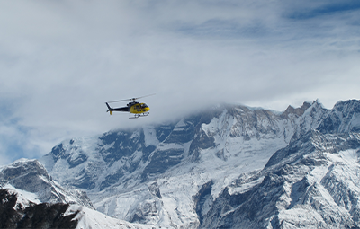 Helicopter babu adventures fly nepal