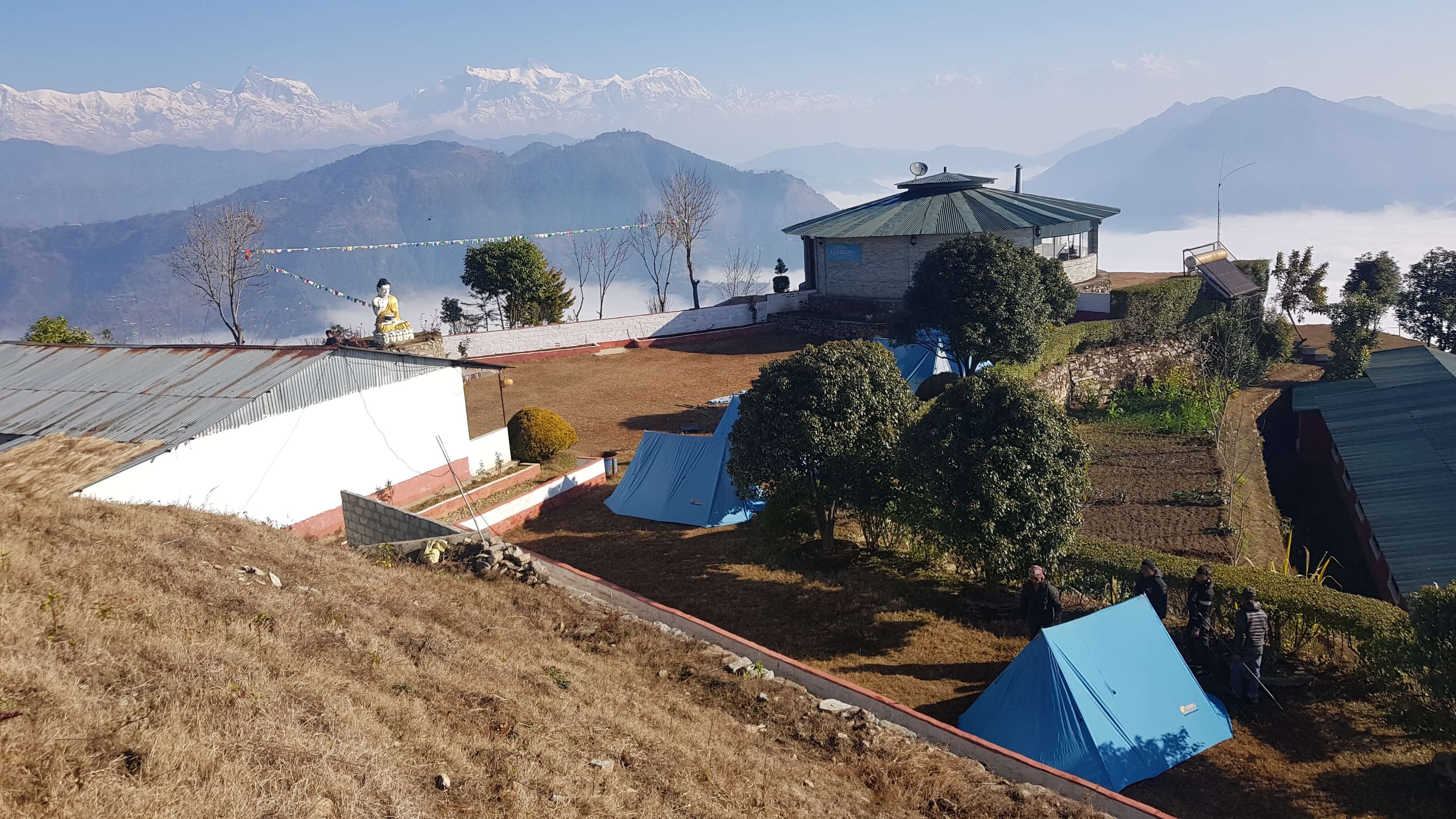 The view on the Annapurna is stunning!