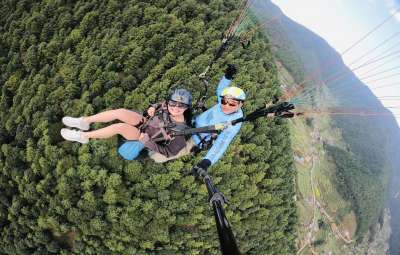 Tandem Flight in Kathmandu