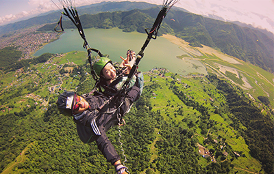 Tandem Flight in Pokhara